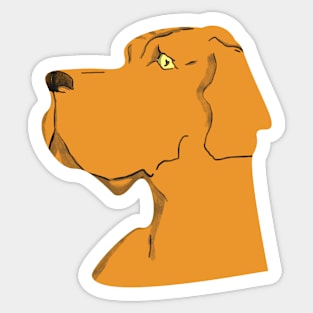 Great Dane design Sticker